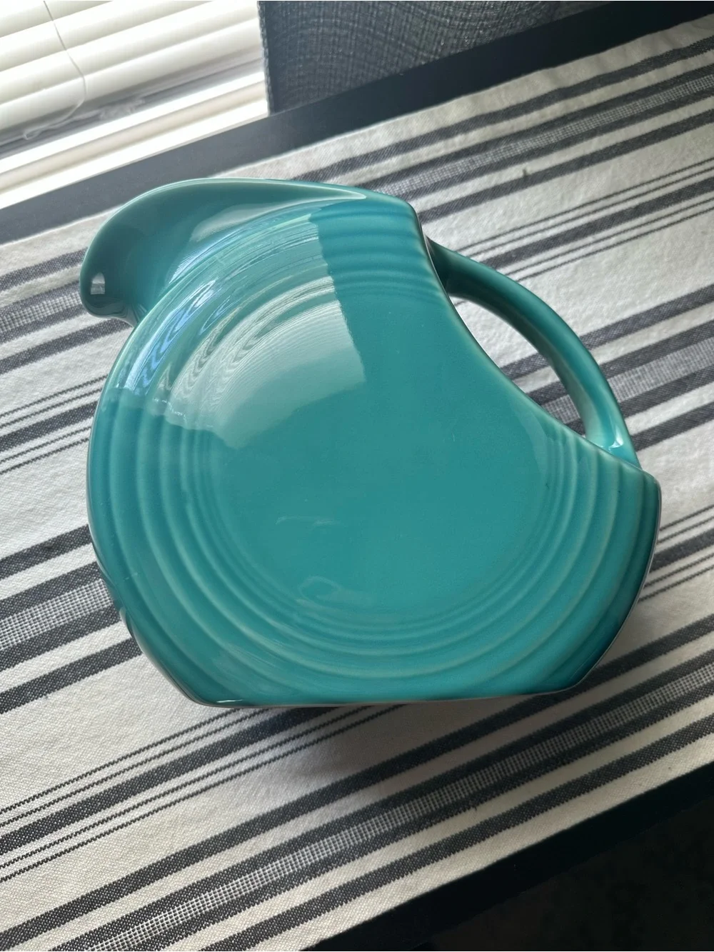 Fiestaware Turquoise Pitcher